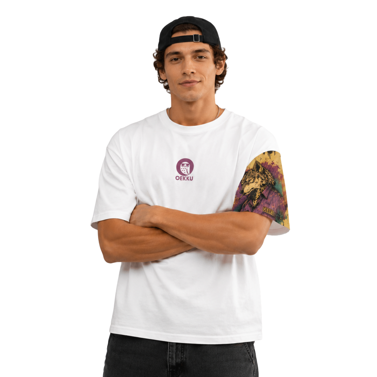Men's Cotton Tee Wolf