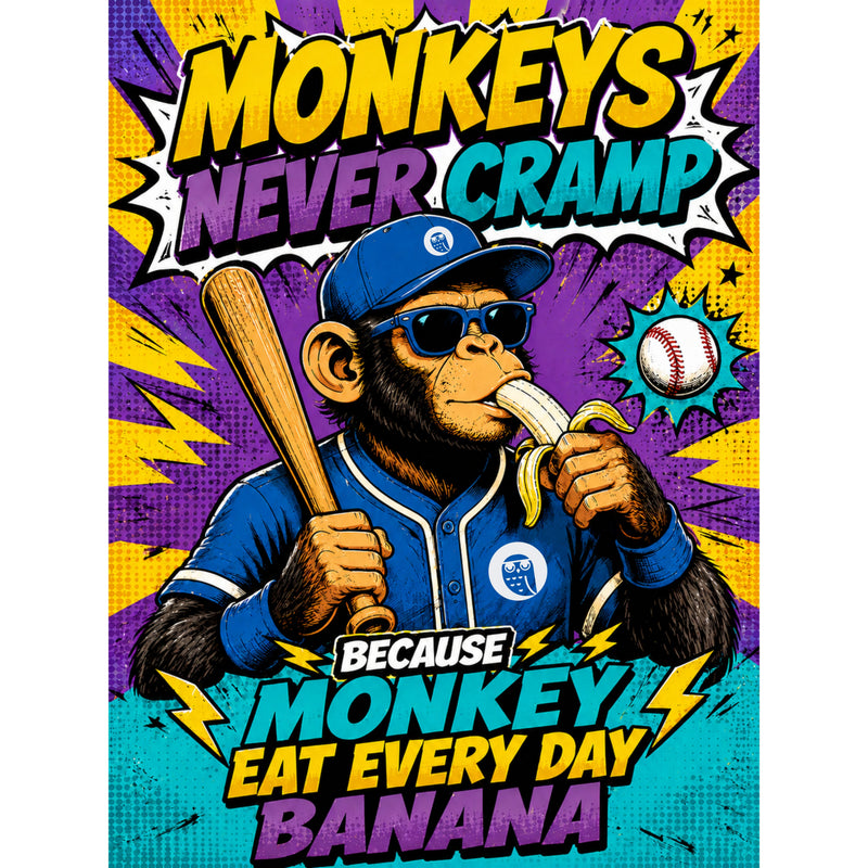 Monkey eats Banana Design