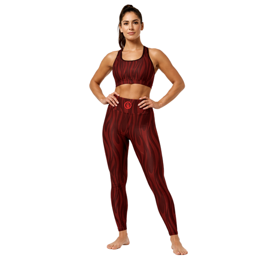 Fire Tiger Sports Bra & Leggings Set