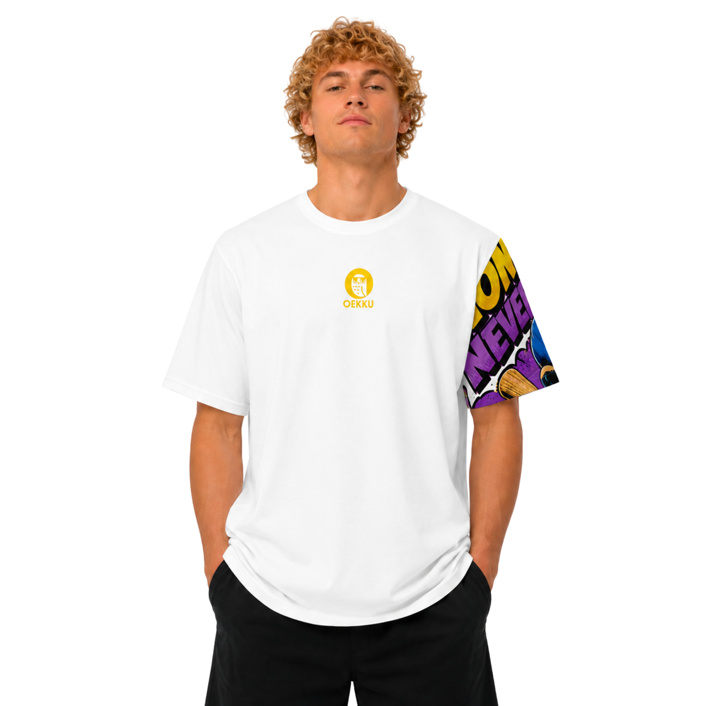 Men's Cotton Tee Monkey eats Banana