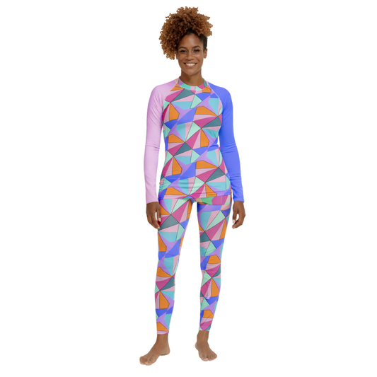 Mary Rash Guard & Leggings Set