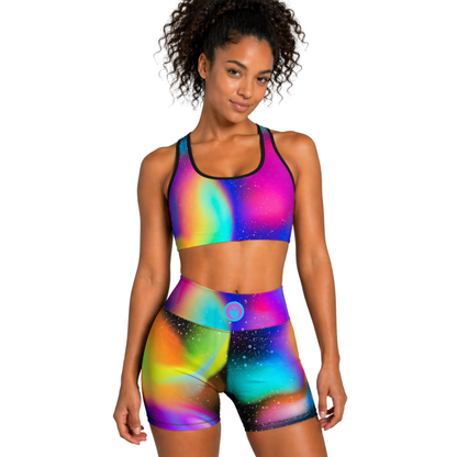 Space Dream Sports Bra & Shorts Set