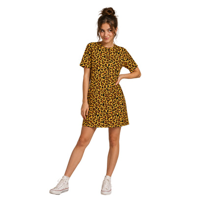 T-Shirt Dress Leopard