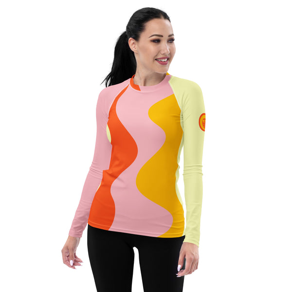 Women's Rash Guard Sunset