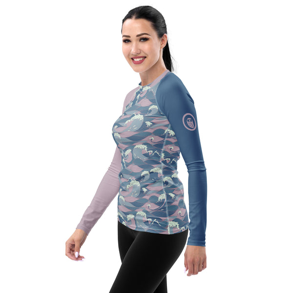 Women's Rash Guard Blue Sea